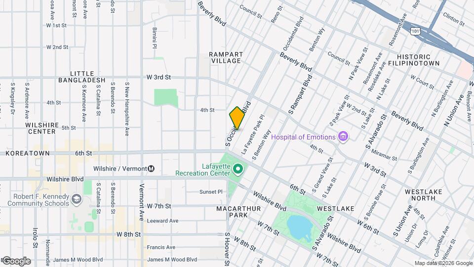 440 S Occidental Blvd Map and Location Details