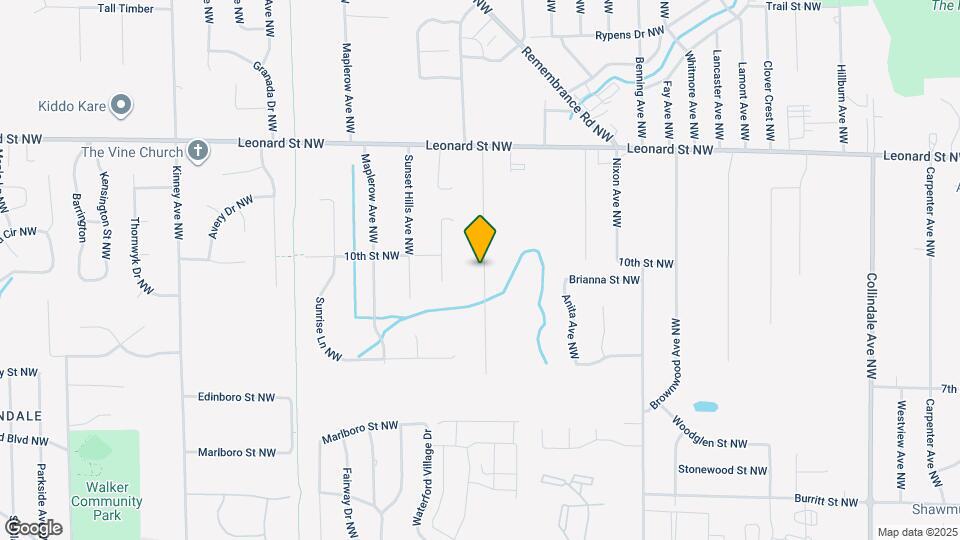 1001 Kusterer Dr NW Map and Location Details