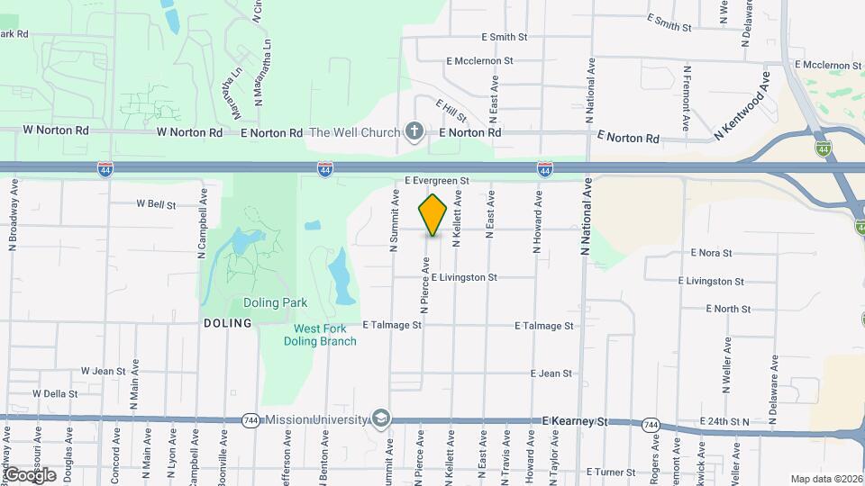 2744 N Pierce Ave Map and Location Details