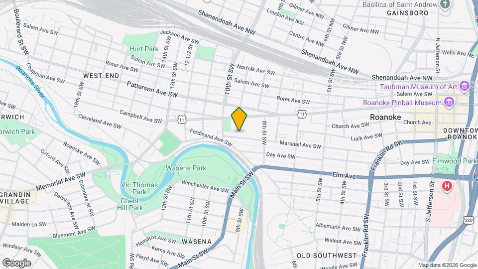 849 Marshall Ave SW Map and Location Details