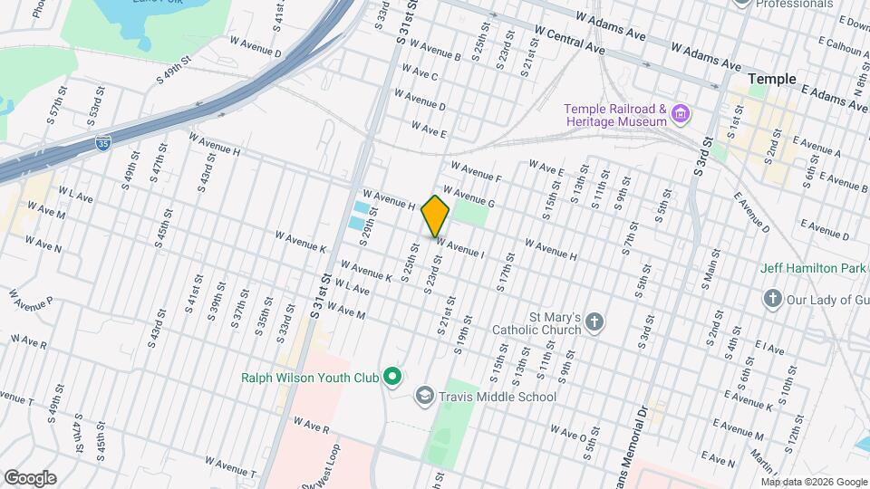 902 S 23rd St Map and Location Details