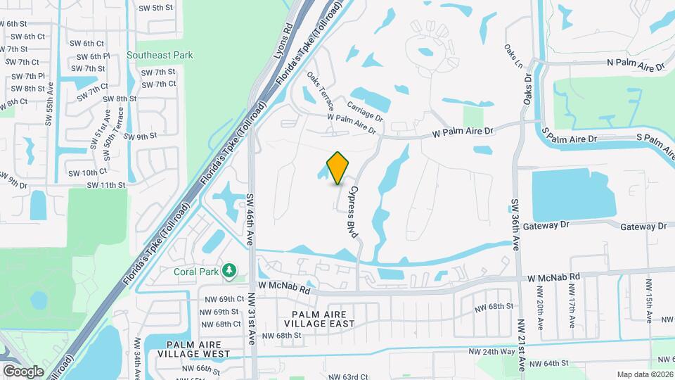 901 Cypress Terrace Map and Location Details