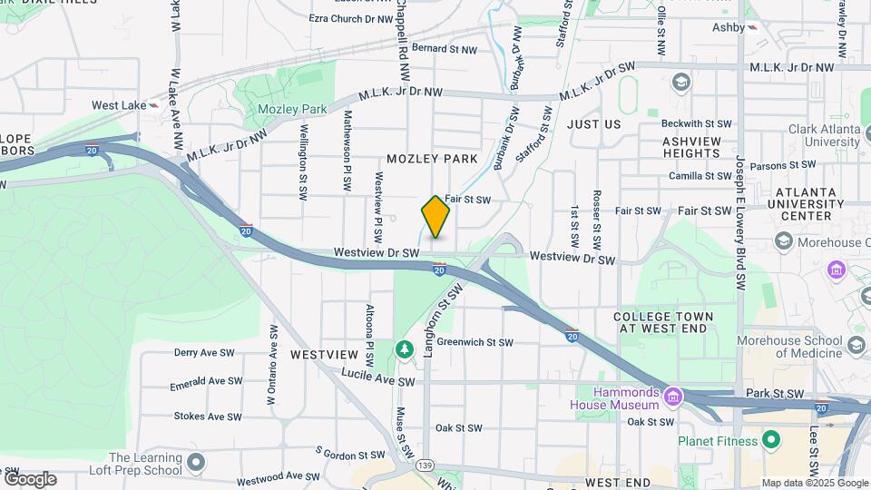1355 Westview Dr SW Map and Location Details