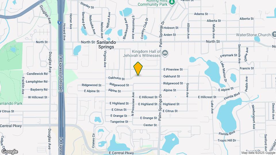 404 Oakhurst St Map and Location Details