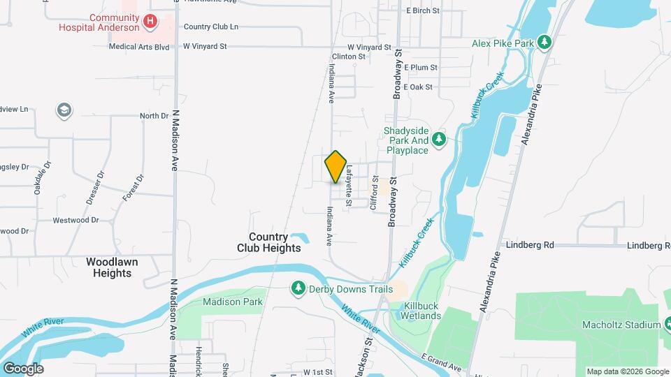 816 Indiana Ave Map and Location Details