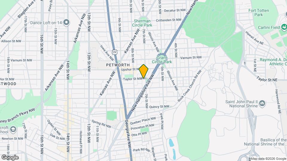 4016 7th St NW Map and Location Details