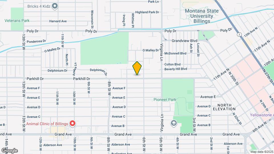 619 Parkhill Dr Map and Location Details