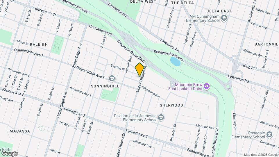 348 Upper Ottawa St Map and Location Details