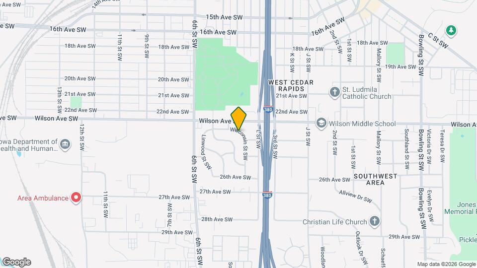 2418 Wisconsin St SW Map and Location Details