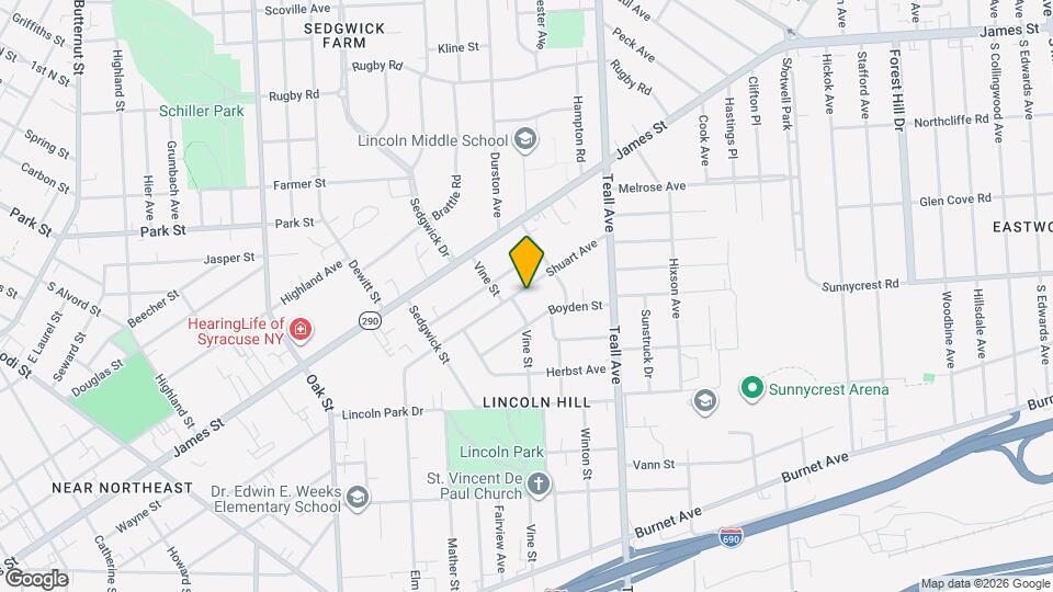 310 Shuart Ave Map and Location Details