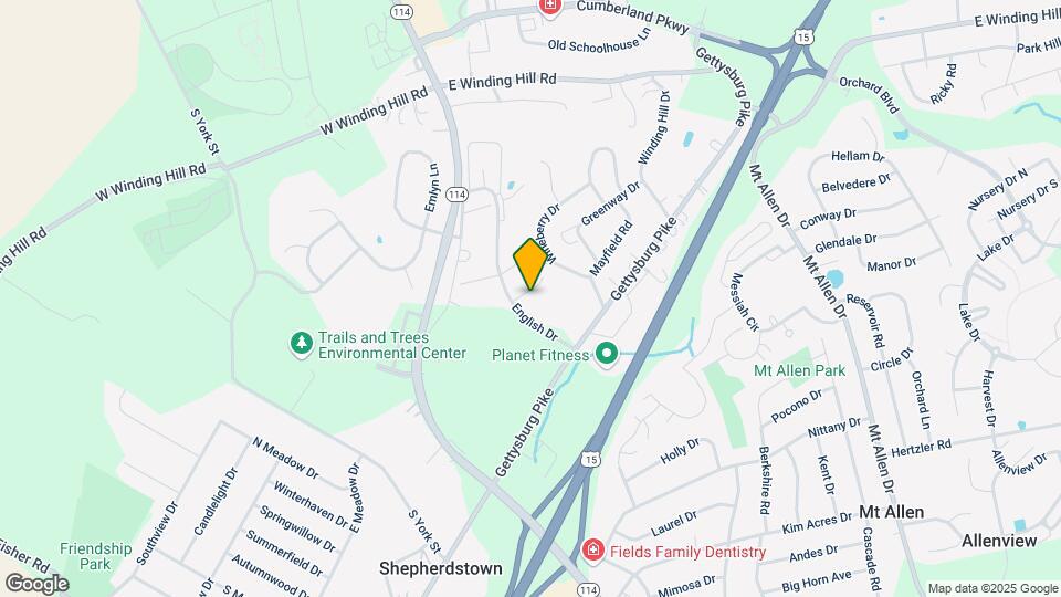 101 Wyncote Ct Map and Location Details
