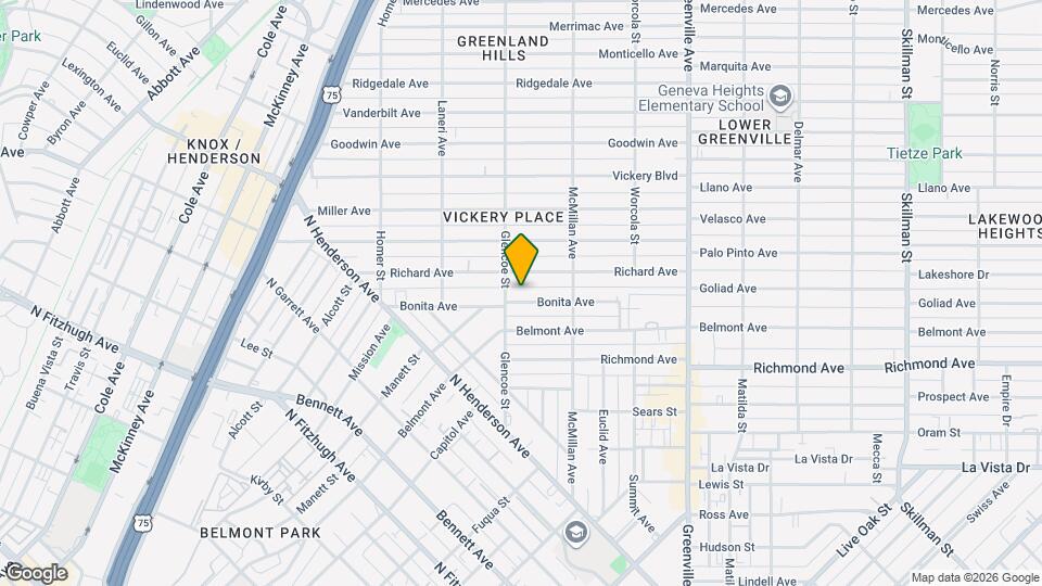 5415 Bonita Ave Map and Location Details