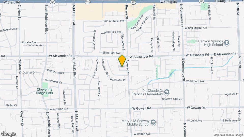 816 Bolivar Ave Map and Location Details