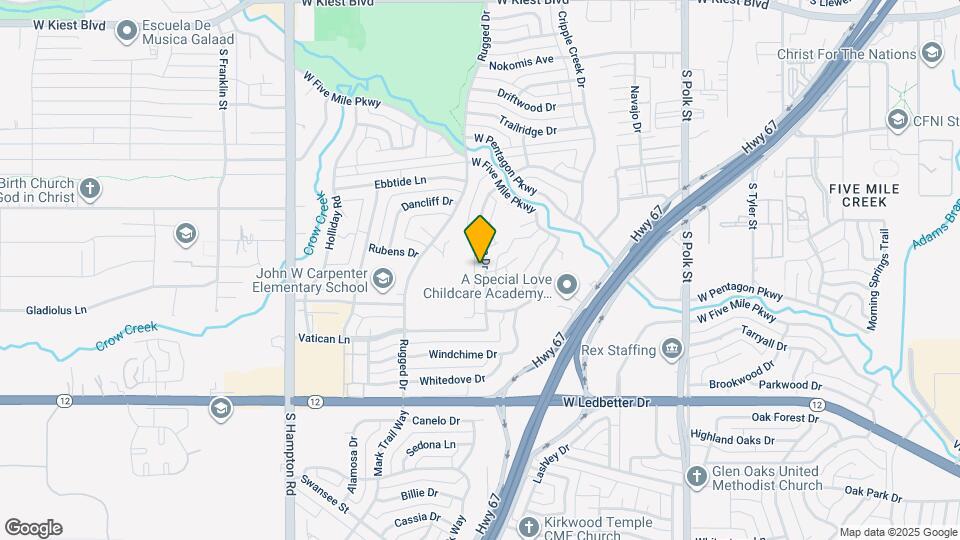 3923 Treeline Dr Map and Location Details