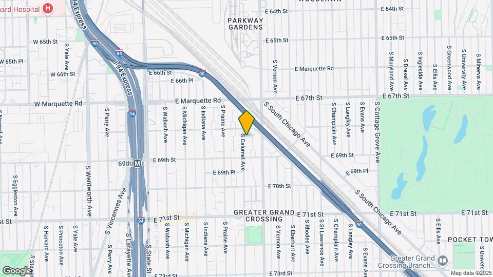 6817 S Calumet Ave Mapa y Detalles de la Ubicación