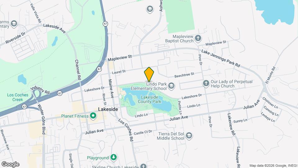 12716 Lakeshore Dr, Unit APT C Map and Location Details