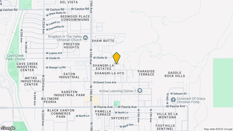 1653 W Yucca St Map and Location Details
