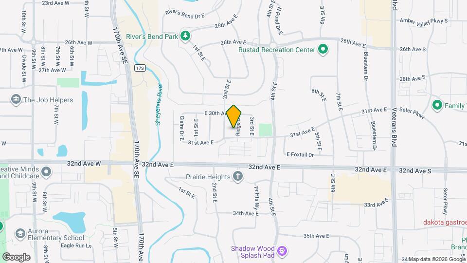 3034 Ridge Dr Map and Location Details