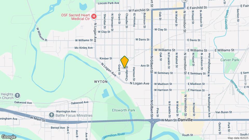 705 W Seminary St Map and Location Details