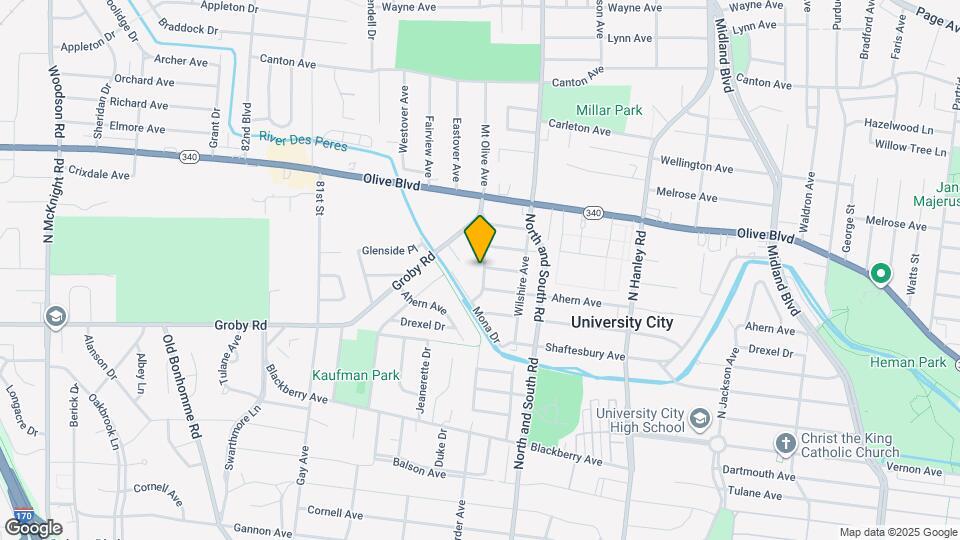 1121 Mt Olive Ave Map and Location Details