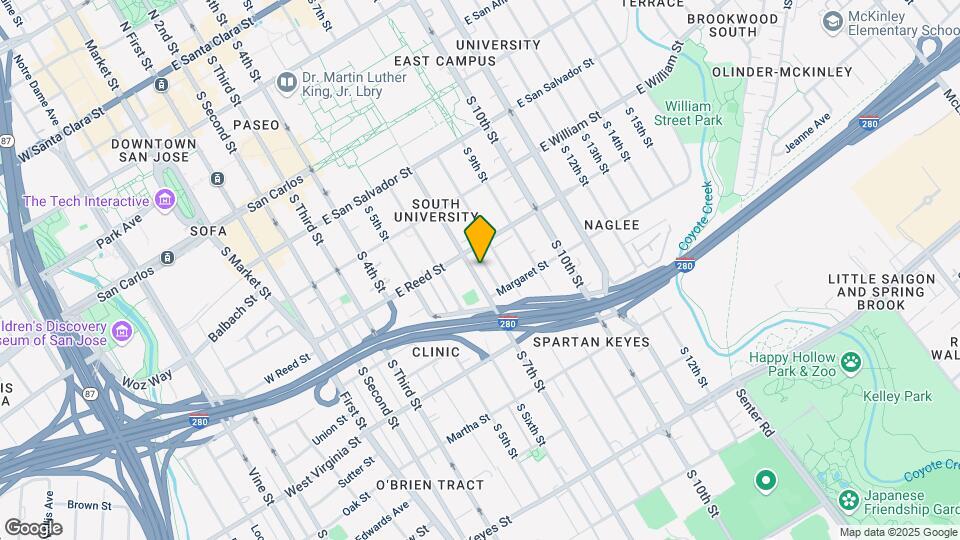 642 S 7th St Map and Location Details