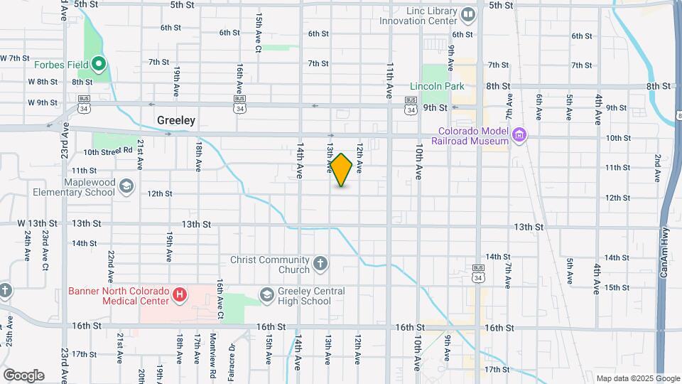 1215 12th St Map and Location Details