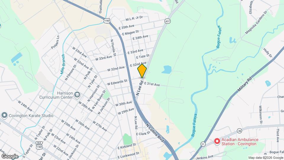 1129 N Lee Rd Map and Location Details