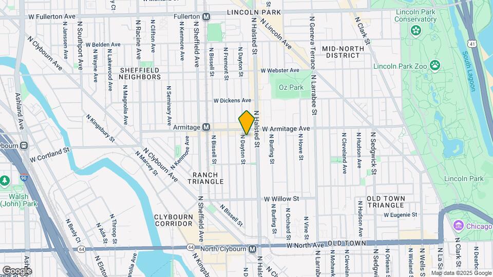 1957 N Dayton St Map and Location Details