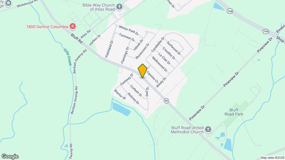 4539 Bluff Rd Map and Location Details