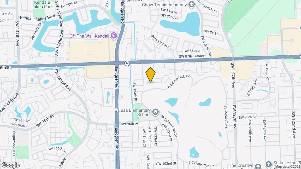 13380 SW 91st Terrace Map and Location Details