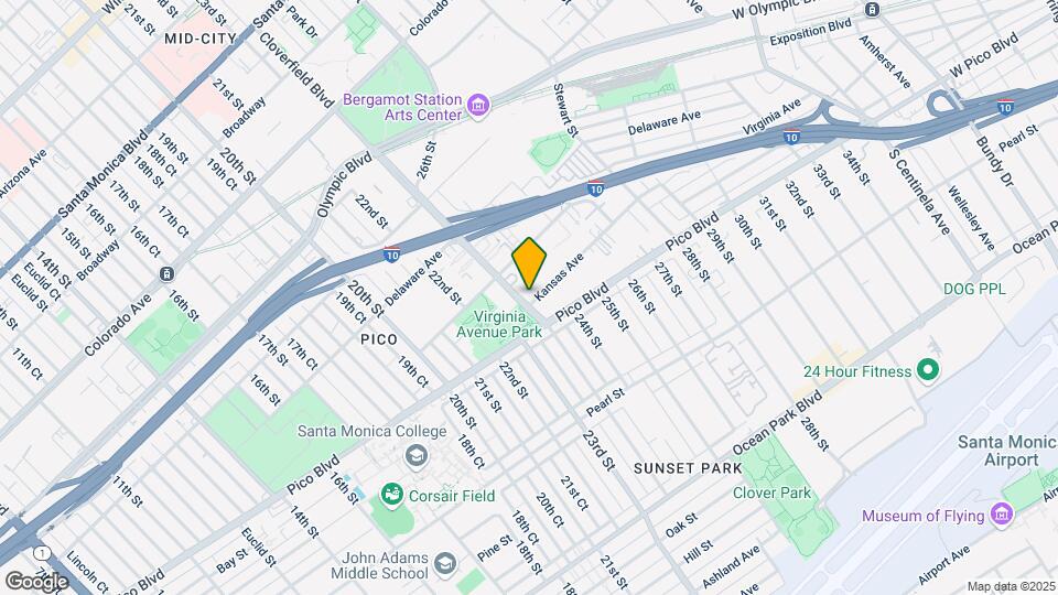 2041 Cloverfield Blvd Mapa y Detalles de la Ubicación