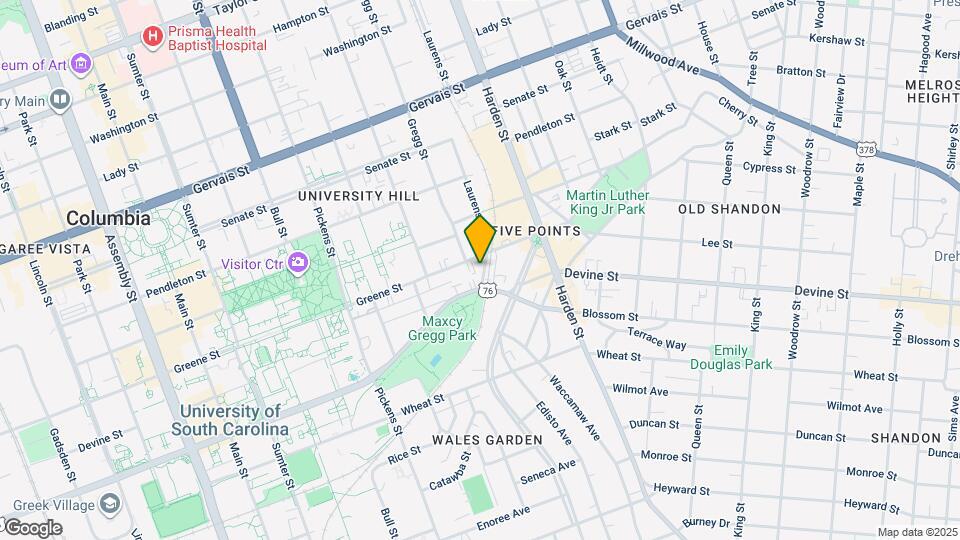 717 Laurens St Map and Location Details