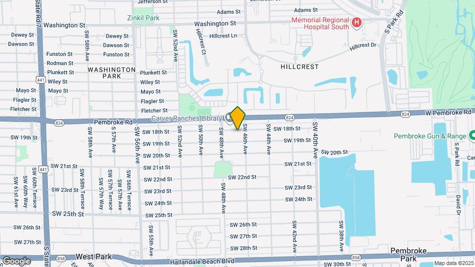 4630 SW 18th St Map and Location Details