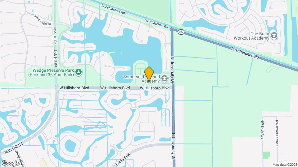 9602 Town Parc Cir S Map and Location Details