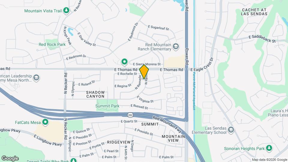 3526 N Ravine Map and Location Details