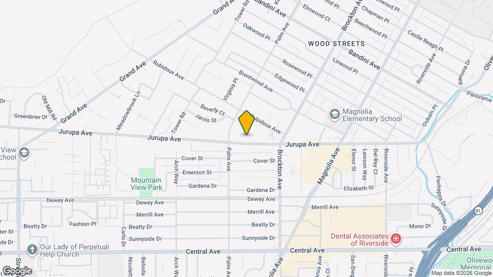 4367 Jurupa Ave Mapa y Detalles de la Ubicación