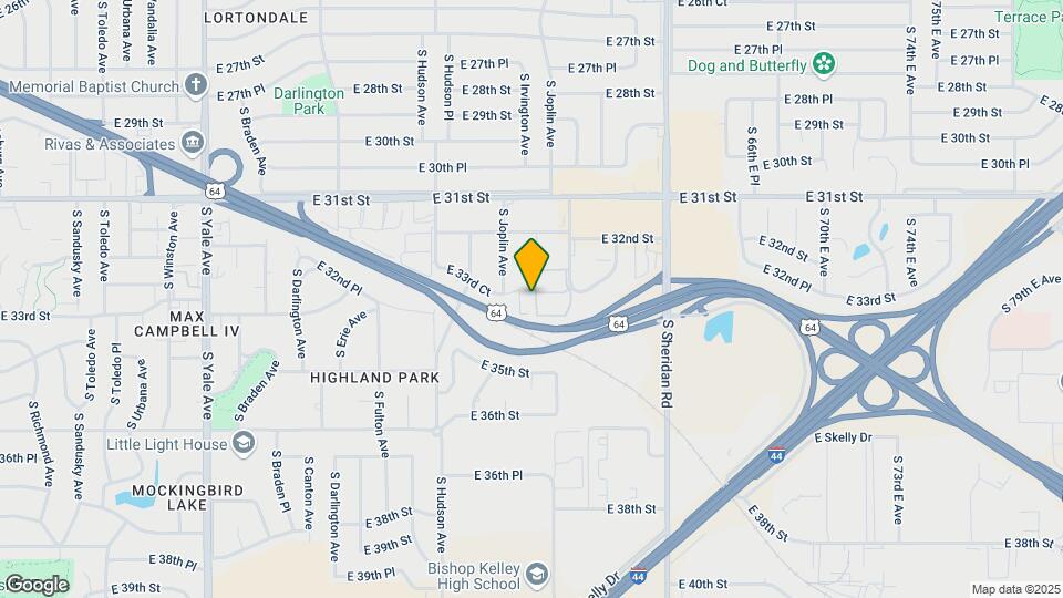 5960 E 33rd Ct Map and Location Details