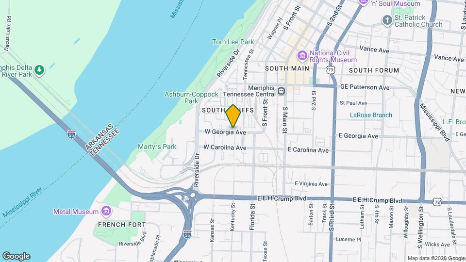 South Bluffs Apartments Map and Location Details