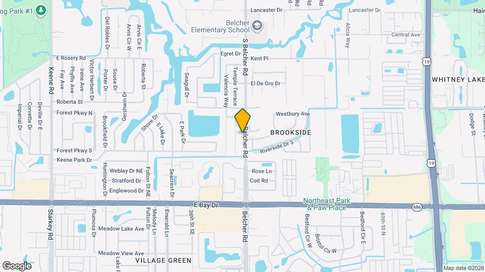2056 S Belcher Rd Map and Location Details