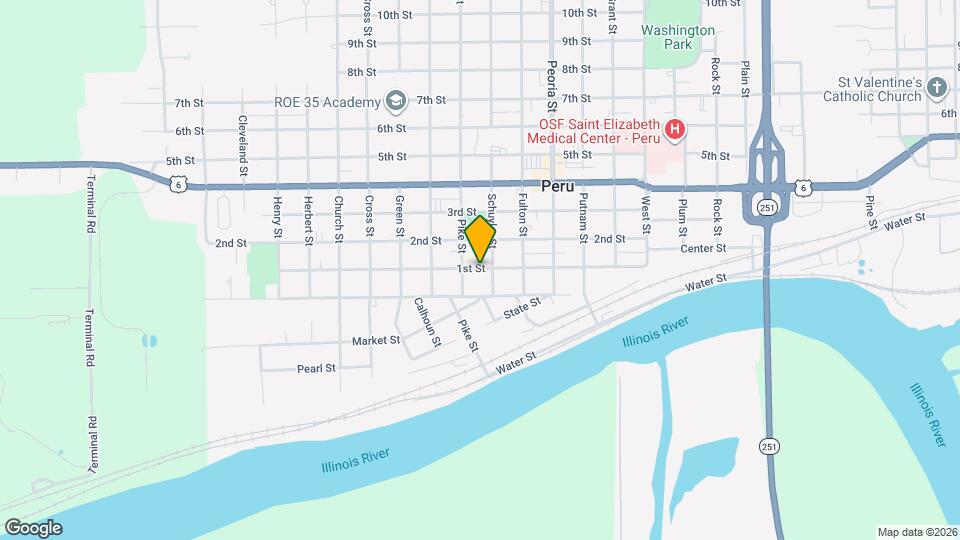 2016 1st St Map and Location Details