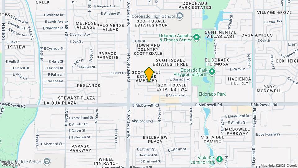 7302 E Coronado Rd, Unit SI ID1558678P Mapa y Detalles de la Ubicación