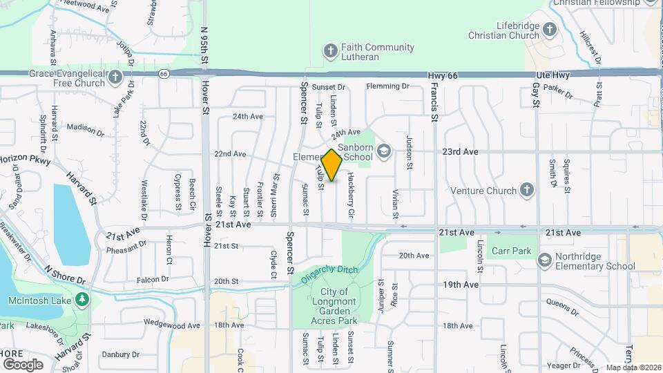 2165 Hackberry Cir Map and Location Details