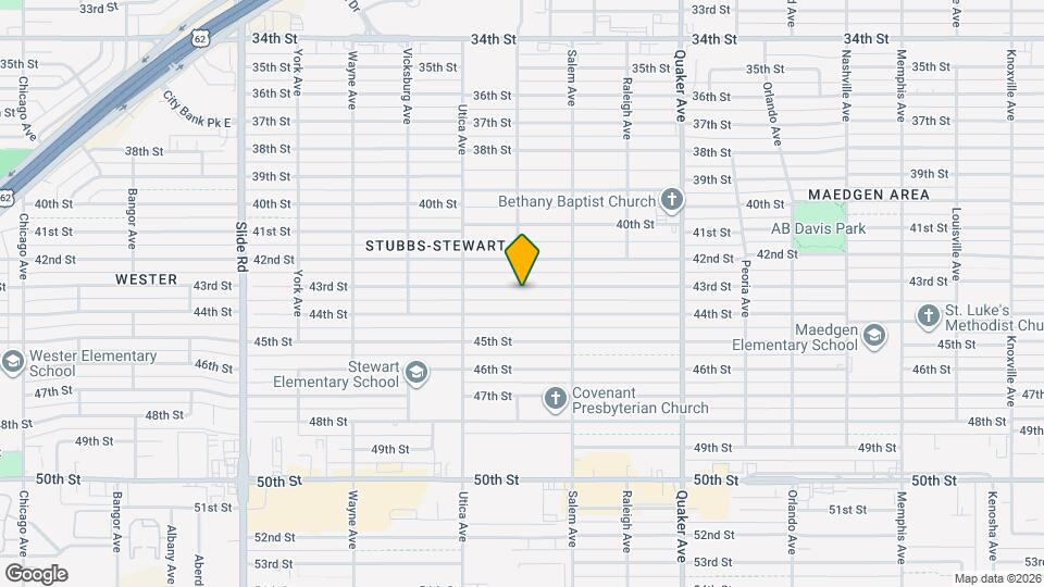 4619 43rd St Map and Location Details