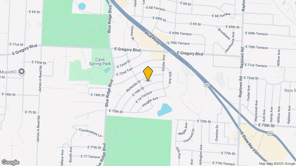 9006 E 74th St Map and Location Details