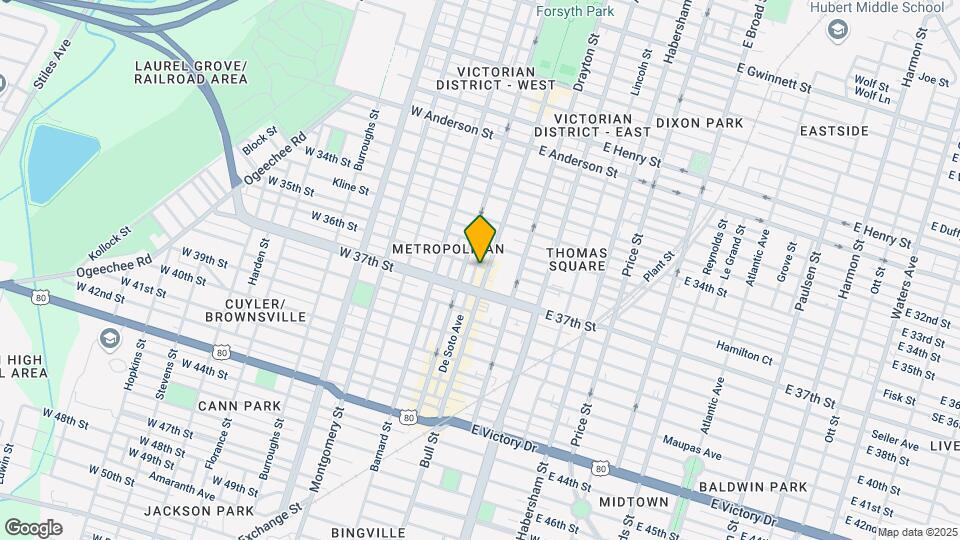 3 W 36th St Map and Location Details