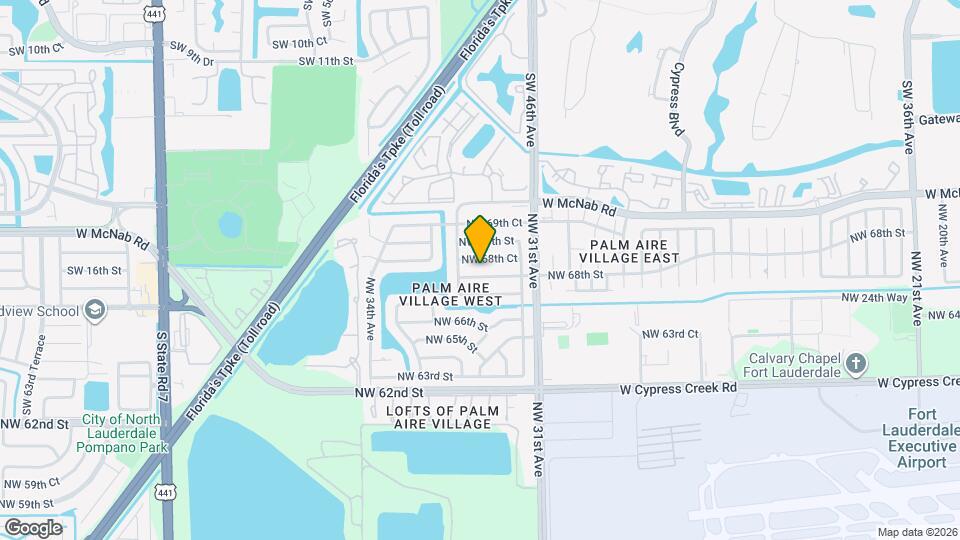 3151 NW 68th St Map and Location Details
