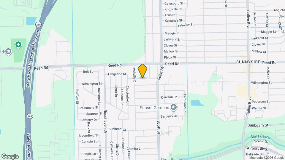3522 Tangerine St Mapa y Detalles de la Ubicación