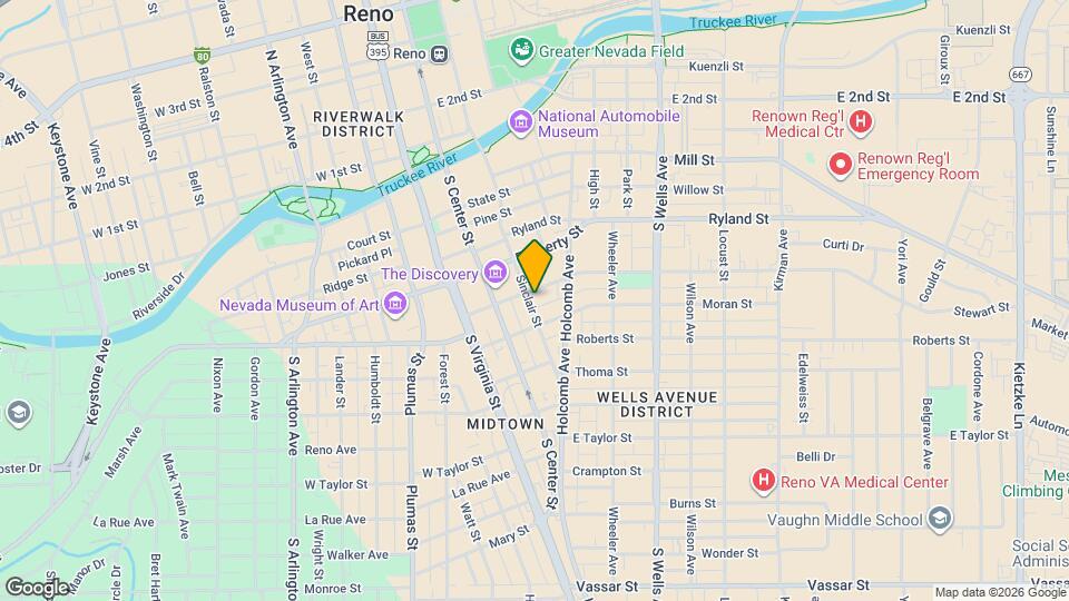 510 Sinclair St Map and Location Details