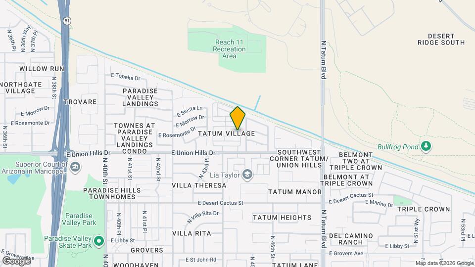 4388 E Selena Dr Map and Location Details