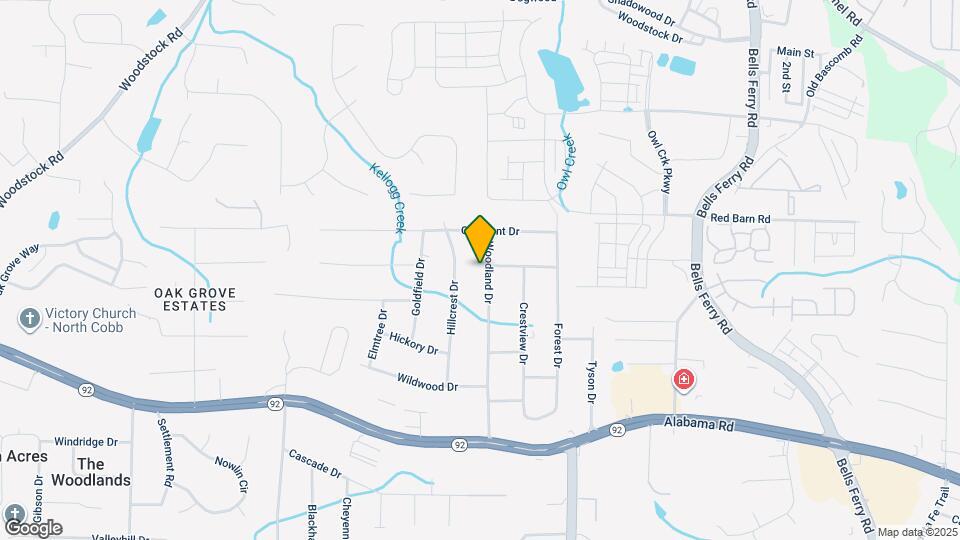 5747 Woodland Dr Mapa y Detalles de la Ubicación